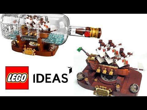 LEGO Ideas Корабль в бутылке 21313 Обзор на Лего набор