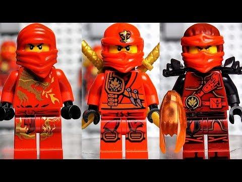 НИНДЗЯГО Кай LEGO Ninjago Movie минифигурки моя коллекция все версии