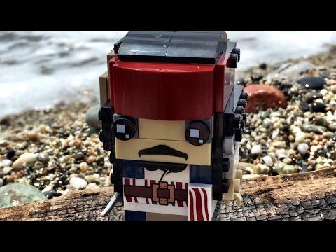 LEGO Brickheadz 41593 Капитан Джек Воробей. Необычный Обзор Lego