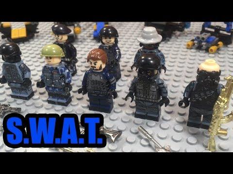 Lego S.W.A.T минифигурки спецназ с сайта AliExpress!