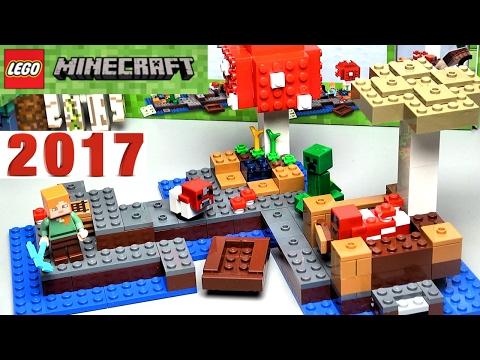 Лего Майнкрафт Грибной остров 21129 Обзор LEGO Minecraft