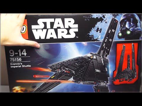 LEGO Star Wars Krennic's Imperial Shuttle 75156 Unboxing. Rogue One Minifigure Orson Krennik Review