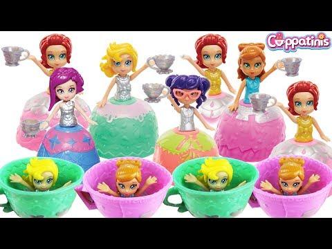 Куклы КАППАТИНИС Обзор игрушек для кукольных вечеринок! Unboxing Cuppatinis Teacup Toys Dolls