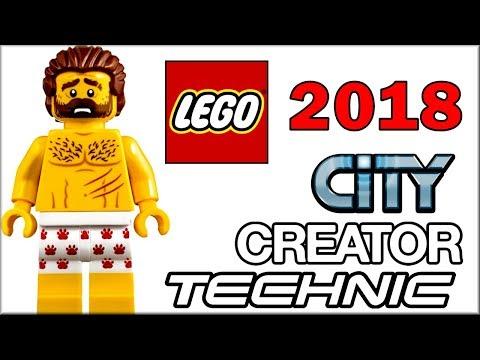 LEGO 2018 City, Creator, Technic наборы новинки Обзор