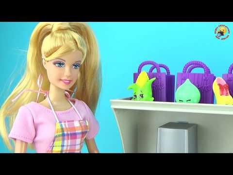Мультфильм для девочек: Мама и малышка готовят вместе на кухне. Играем куклами / Play Dolls