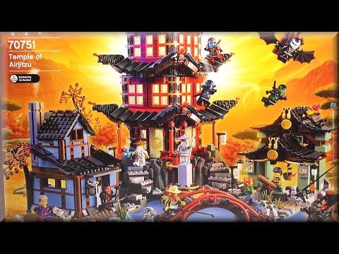 Lego Ninjago TEMPLE Of AIRJITZU 70751 распаковка Лего  Ниндзяго Храм на русском 70751 Аэроджитцу