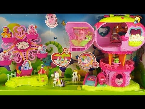 Игровой набор пони с домиком и аттракционом. История / Pony Play Set, Video Toys