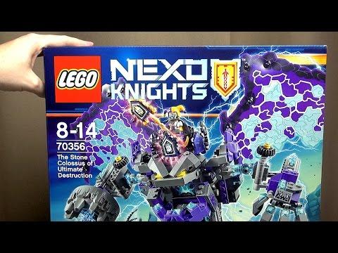 LEGO Nexo Knights 70356 Каменный великан-разрушитель Распаковка набора Лего 2017 Нексо Найтс 4 сезон