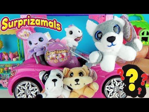 Шарики СЮРПРИЗЫ мягкие игрушки зверюшки Surprizamals Series 3 Ball Видео для детей  Toys