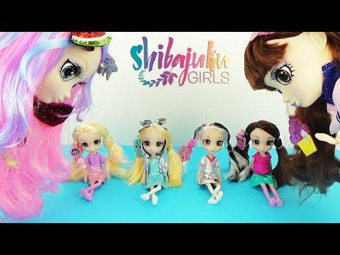 Куклы Шибаджуку мини Сюрпризы заколки! Обзор игрушек для девочек / Shibajuku Girls Shiba-Cuties