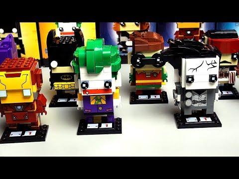 ВСЕ НАБОРЫ LEGO BrickHeadz Marvel, Disney и The LEGO Batman Movie 2017 Обзор