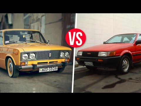 ВАЗ 2106 Vs Toyota Corolla (НОВЫЙ ТАЗ или СТАРАЯ ИНОМАРКА)