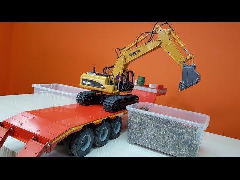 НА ЧТО СПОСОБЕН ЭКСКАВАТОР ЗА 2900 РУБЛЕЙ ... Rc Excavator Huina 1550