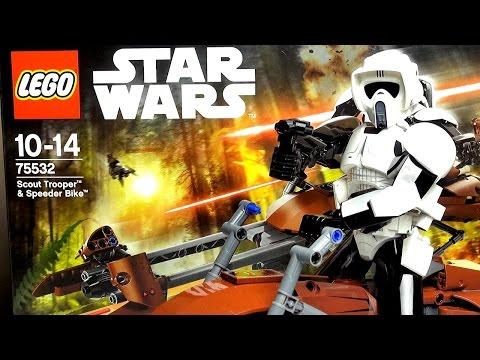 Lego Star Wars 75532 Штурмовик-разведчик на спидере Обзор набора Лего Звёздные войны 2017 новинка