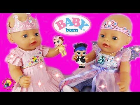 Куклы Беби Бон играют с ЛОЛ сюрпризами BABY BORN ПРИНЦЕССА ФЕЯ из СКАЗОЧНОЙ СТРАНЫ! Обзор игрушки