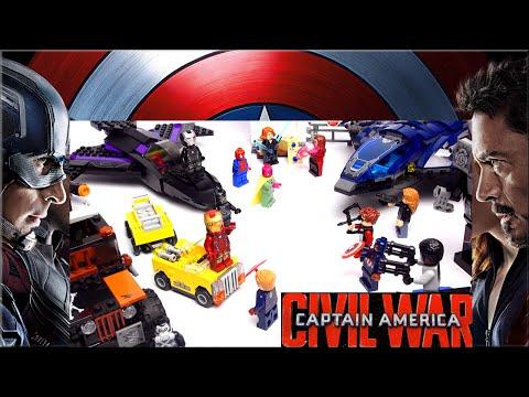 LEGO Marvel Первый мститель. Captain America V Iron Man. Лего Супер Герои. #181 LEGO Обзоры Warlord