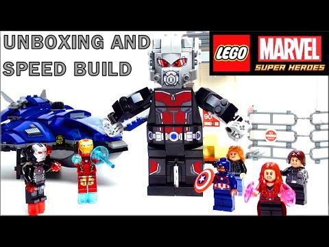 LEGO Marvel Super Hero Airport Battle 76051 Captain America Civil War - Speed Build Review