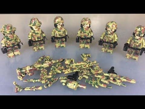 Военные минифигурки в камуфляже (LEGO аналог) / Lego Minifigures (analogue)