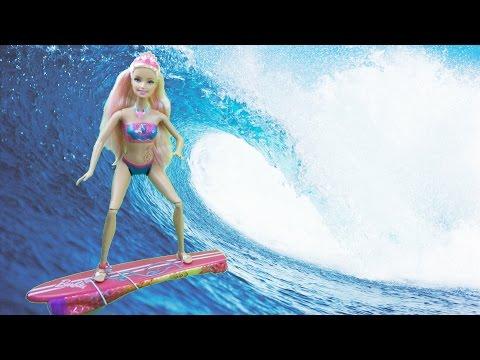 Кукла Барби русалочка и спортсменка серфинга / Barbie Doll Mermaid And Athlete Surfing