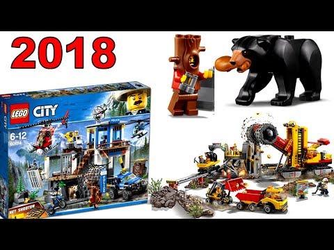 LEGO City 2018 Горная ПОЛИЦИЯ и ШАХТА наборы Обзор