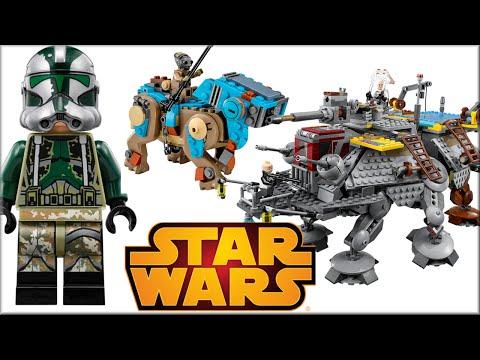 Новое LEGO Star Wars Турботанк клонов, Шагоход AT-TE Капитана Рекса. Лего Звёздные войны фото Обзор
