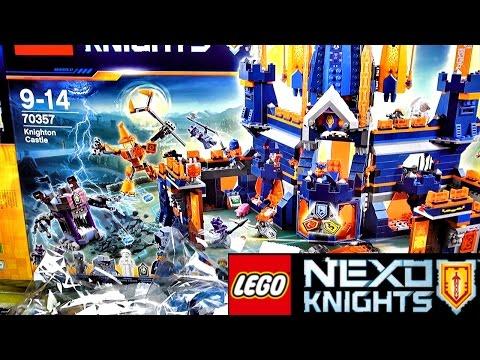 LEGO Nexo Knights 70357 Королевский замок Найтон Распаковка набора LEGO 2017 Knighton Castle