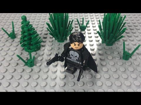Минифигурка Lego каратель вселенной марвел!! / Marvel Minifigures Punisher!!