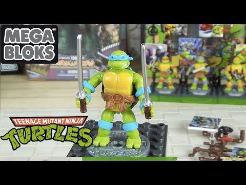 Черепашки Ниндзя Игрушки - LEONARDO TMNT - MEGABLOKS TMNT - Конструктор - ЛЕОНАРДО