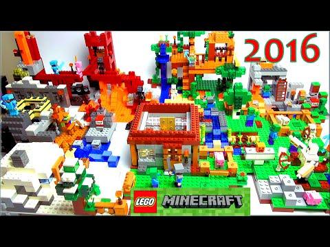 LEGO Minecraft 2016 все наборы Обзор на русском языке по игре Майнкрафт