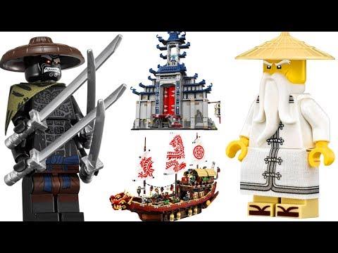 LEGO Ninjago Movie Корабль Мастера Ву и Храм великого оружия Игрушки Лего Ниндзяго Фильм 2017 наборы