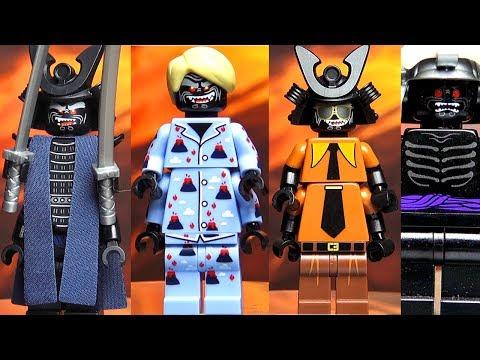 Ниндзяго Гармадон LEGO Ninjago Movie минифигурки и все версии