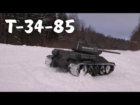 Тест-драйв и доработка танка Т-34-85 (RC Tank)