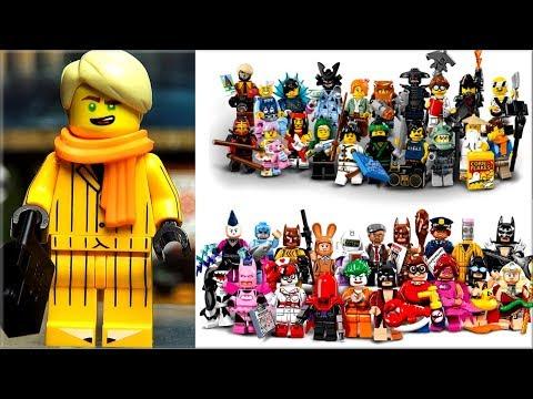 Лего минифигурки Lego Ninjago Movie и LEGO Batman Movie весёлые и странные