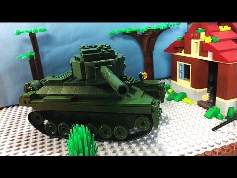 Танк Т-34 Vs Танк Т-90 ( Лего мультик)