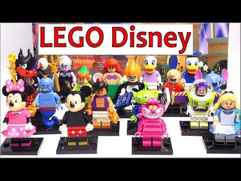 LEGO Disney Minifigures (71012) обзор всех минифигурок. Лего Дисней минифигурки на русском