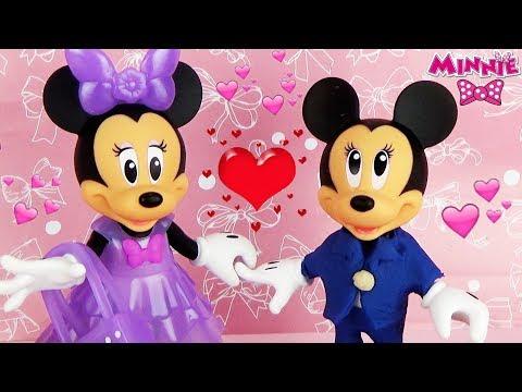 Минни Маус мечтает о свидании с Микки Маусом  Мультик с игрушками для детей Minnie Mouse Disney Play