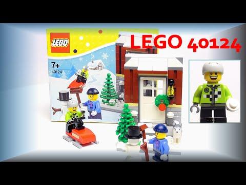 Обзор Лего  40124 Зимние развлечения - Lego Winter Fun Seasonal Review 40124 Christmas Sets 2015