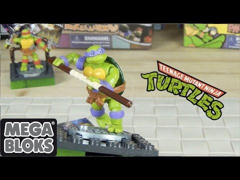 Черепашки Ниндзя Игрушки - DONATELLO TMNT - MEGABLOKS - Конструктор Черепашки Ниндзя - Донателло