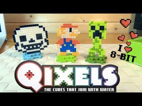 Undertale - Mario - Minecraft - Qixels - Пиксели Квиксели - Андертейл - Марио - Майнкрафт