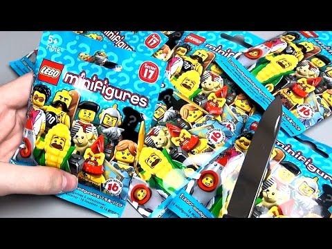 LEGO Minifigures 17 серия Обзор и распаковка минифигурок Лего