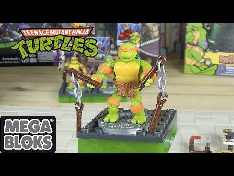 Черепашки Ниндзя Игрушки - Michelangelo TMNT MEGABLOKS - Конструктор МЕГАБЛОКС - Микеланджело