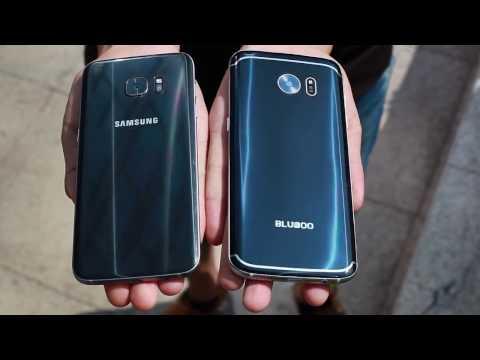 Сравнение внешнего вида Bluboo Edge и Samsung Galaxy S7
