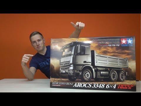 ГРУЗОВИК НА РАДИОУПРАВЛЕНИИ ... Mercedes-Benz Arocs 3348 6x4... Часть 1