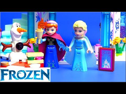 LEGO Disney Обзор Ледяной замок Эльзы 41062. Игрушки по мультику Дисней Frozen. LEGO Обзоры Warlord