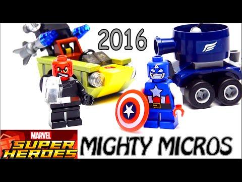LEGO Marvel Super Heroes Обзор Mighty Micros Captain America Vs Red Skull 76065. Warlord Лего
