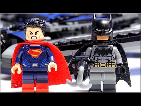 LEGO DC Super Heroes 76046 Герои правосудия: битва в небе - Лего Бэтмен против Лего Супермена