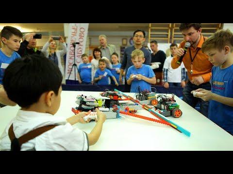Бои роботов - Олимпиаде по робототехнике Часть 2